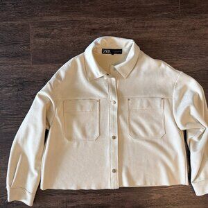 FAUX SUEDE ZARA OVERSHIRT